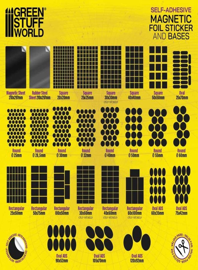 Green Stuff World for Models & Miniatures Magnetic Bases Round 32mm 10863 - Image 3
